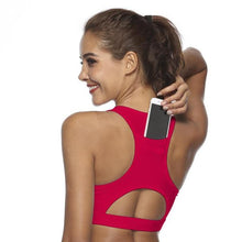 Load image into Gallery viewer, Women Sports Bra With Phone Pocket

